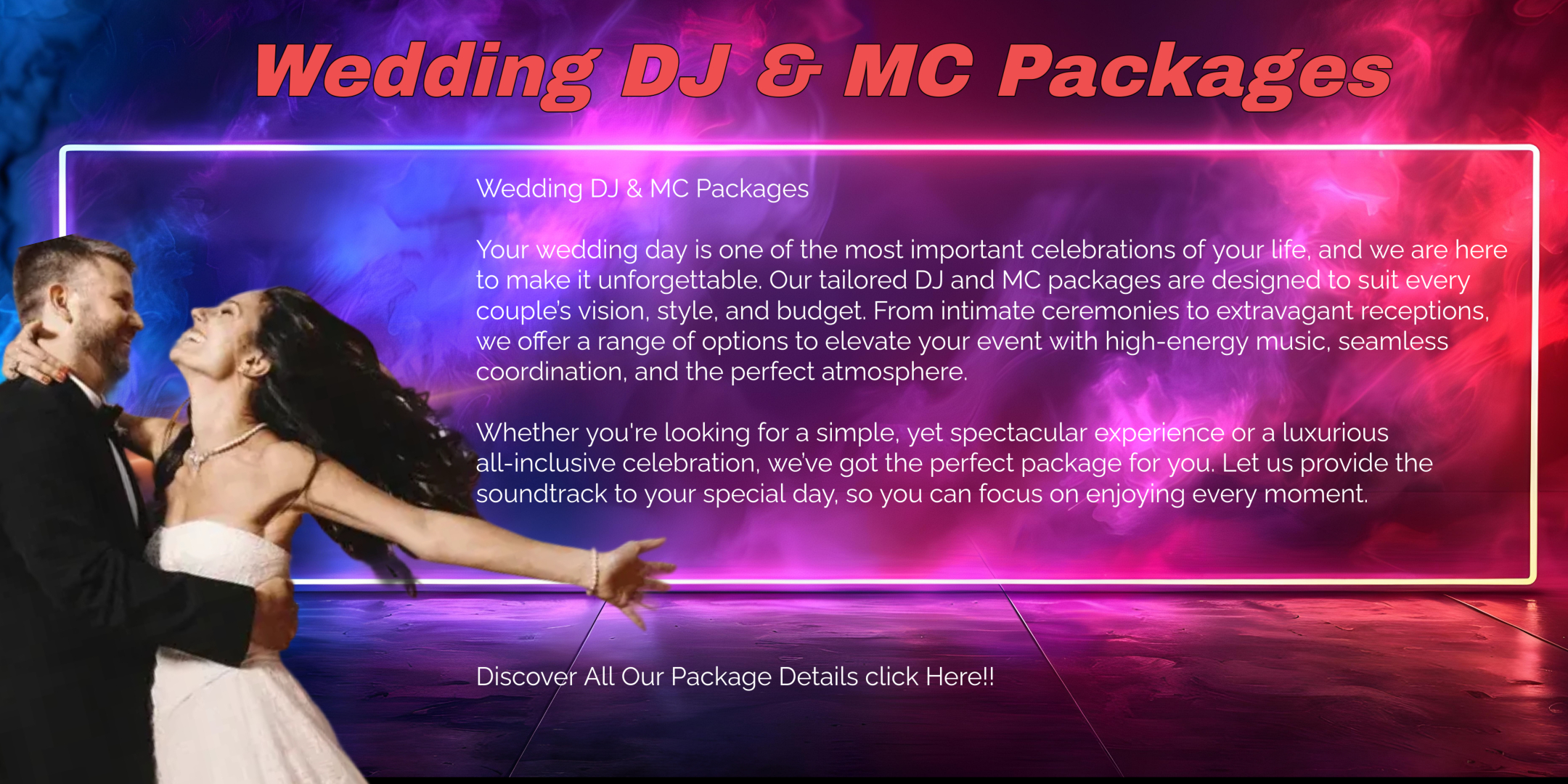 ozzmixx wedding packages